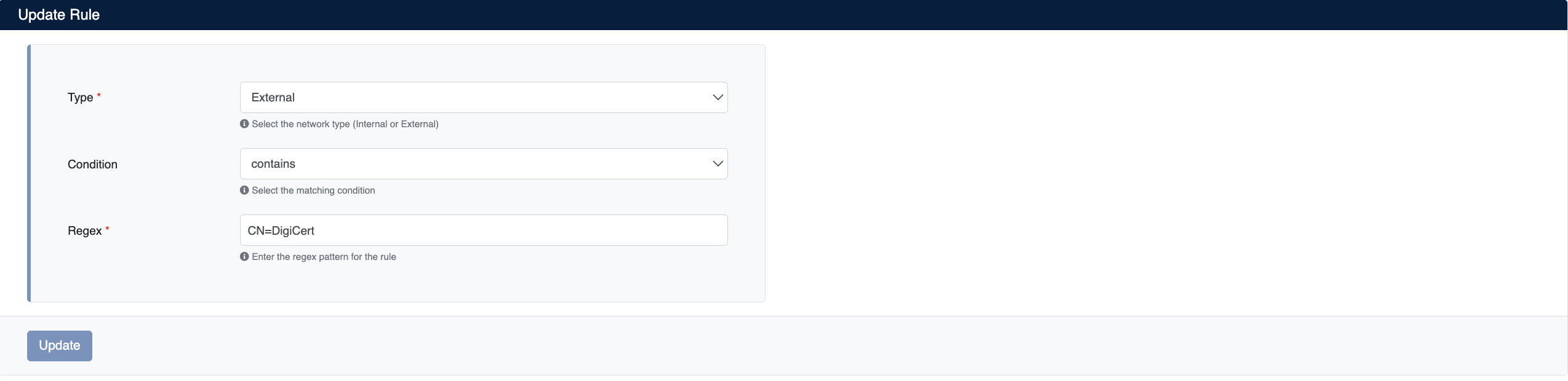 Network Configuration Oluştur