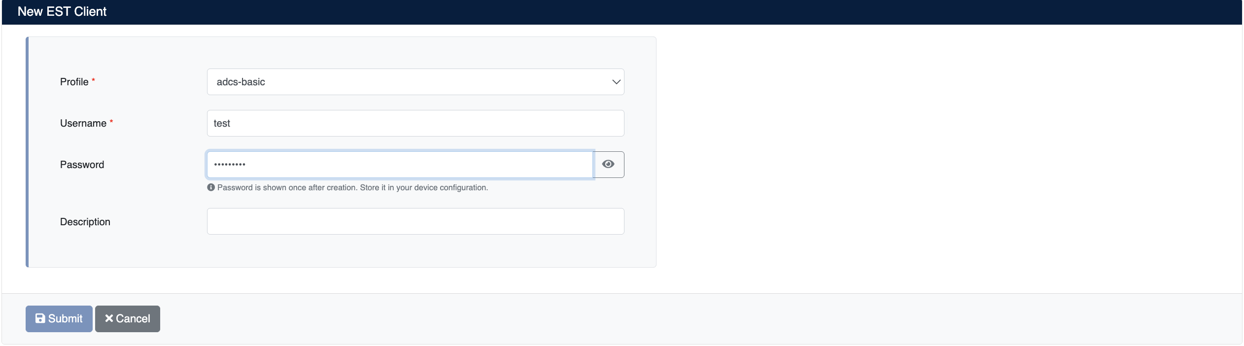 Creating an EST Client