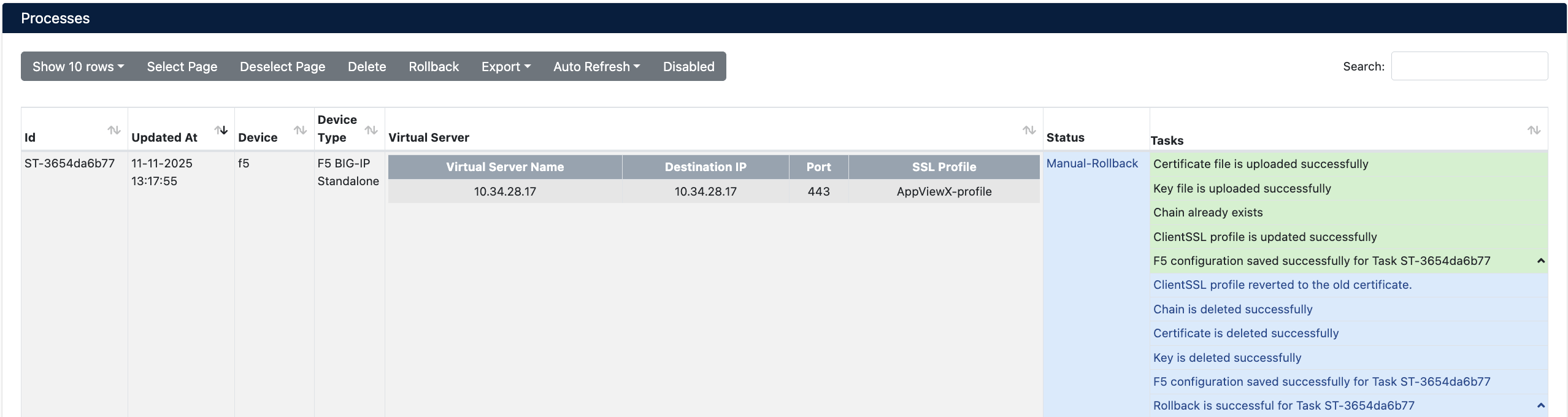 F5 BIG-IP Deployment - Override Mode