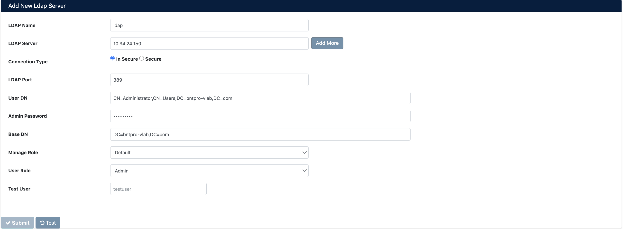 Creating LDAP Server