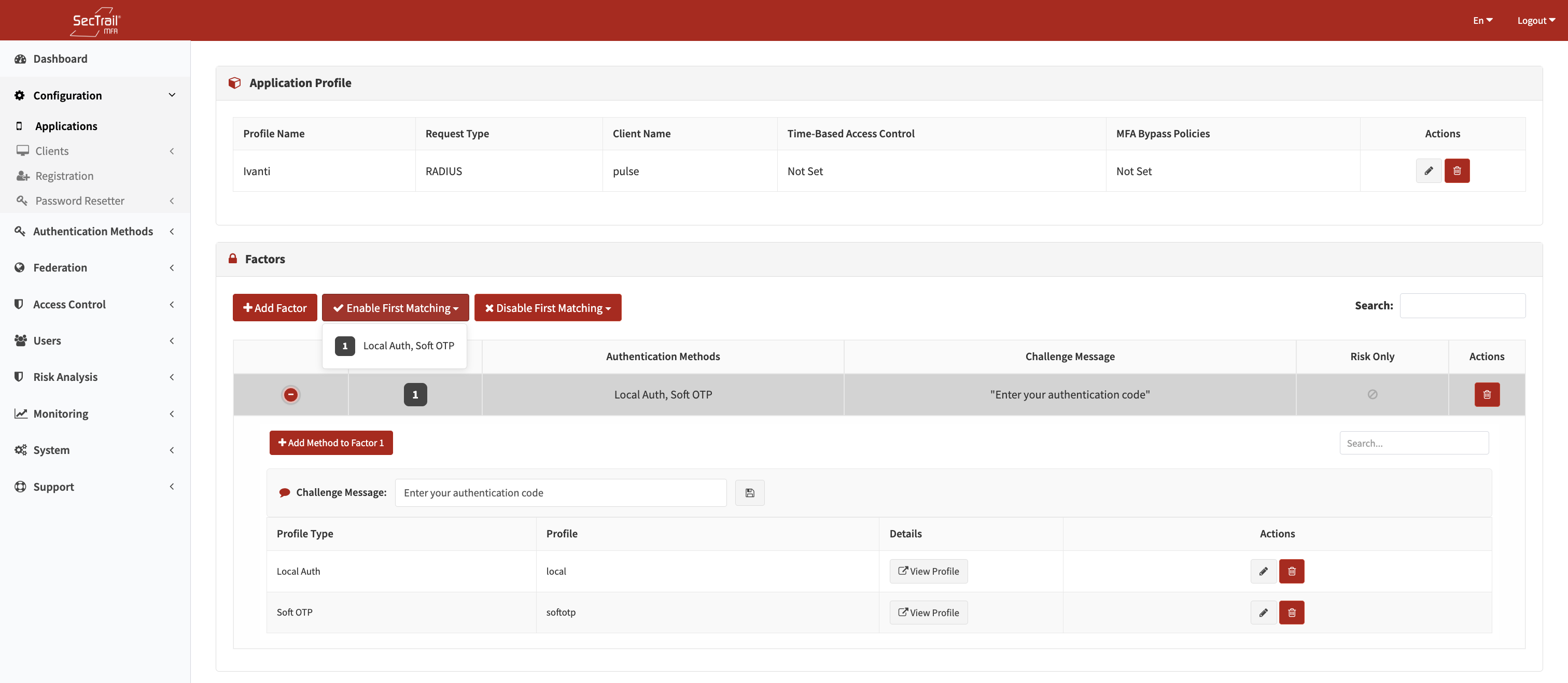 İlk Eşleşme Kuralı Yapılandırması