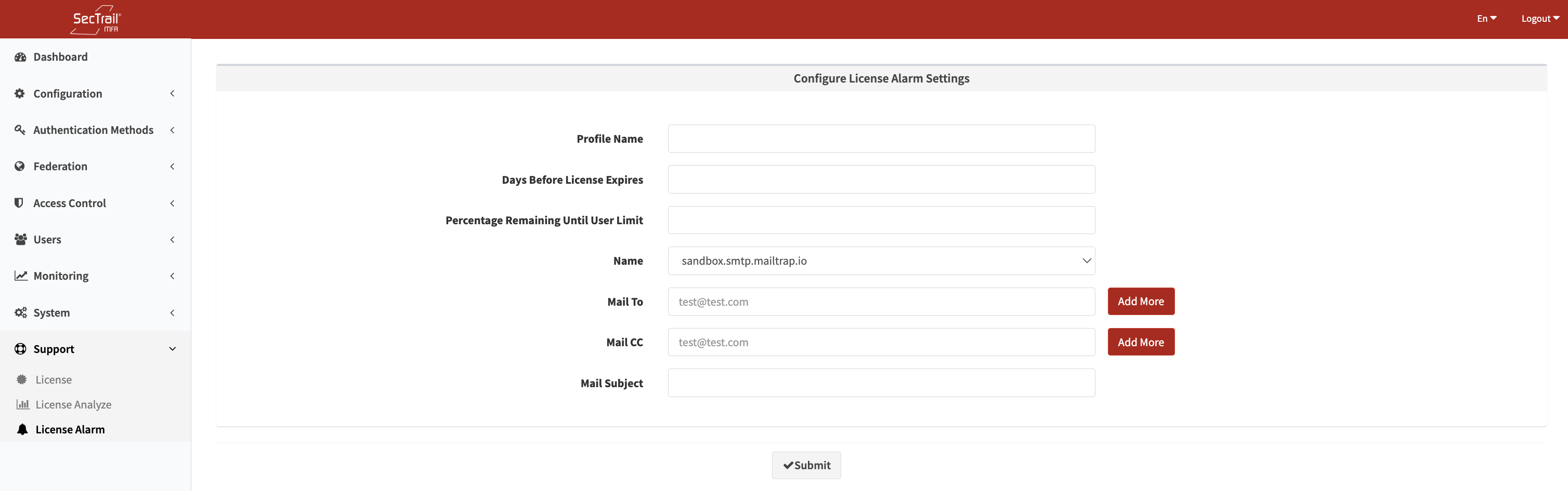 SP Manuel Giriş Formu