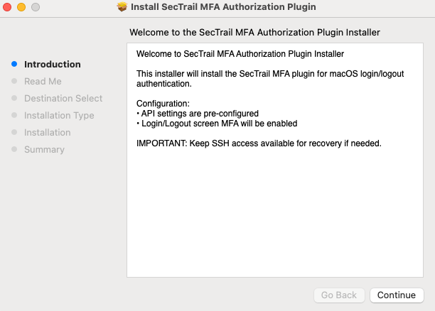 macOS Kurulum Adım 1