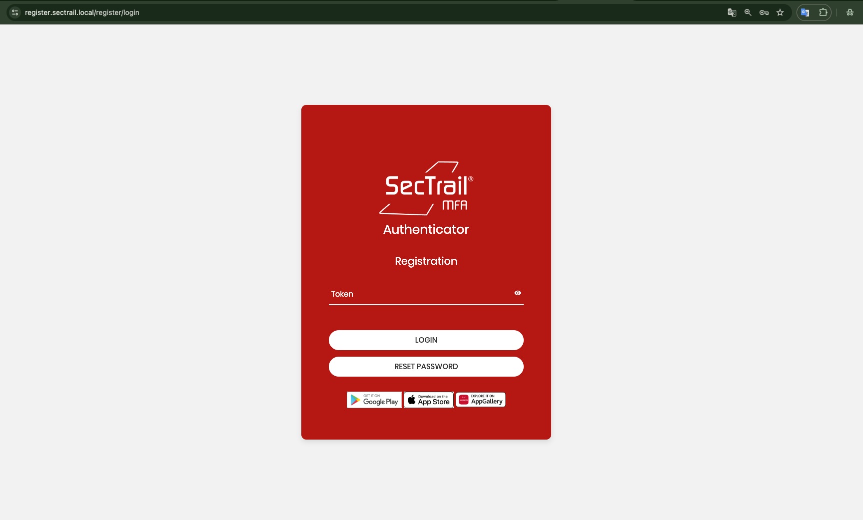 Token Girişi Ekranı
