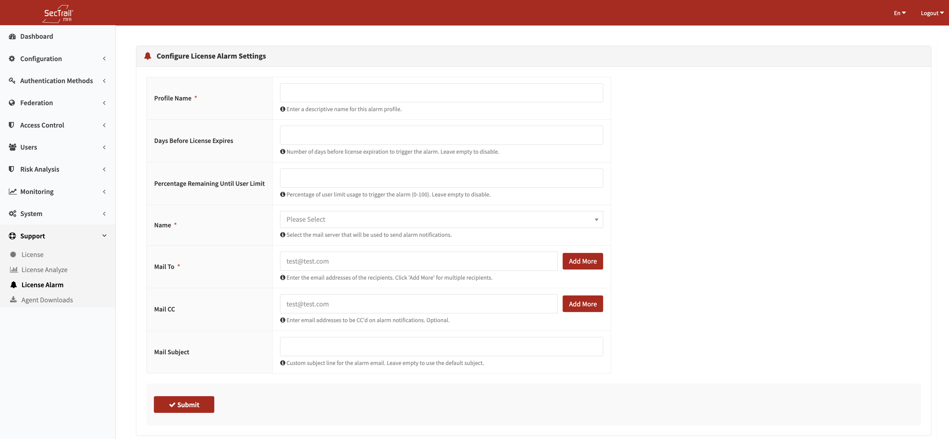 SP Manuel Giriş Formu