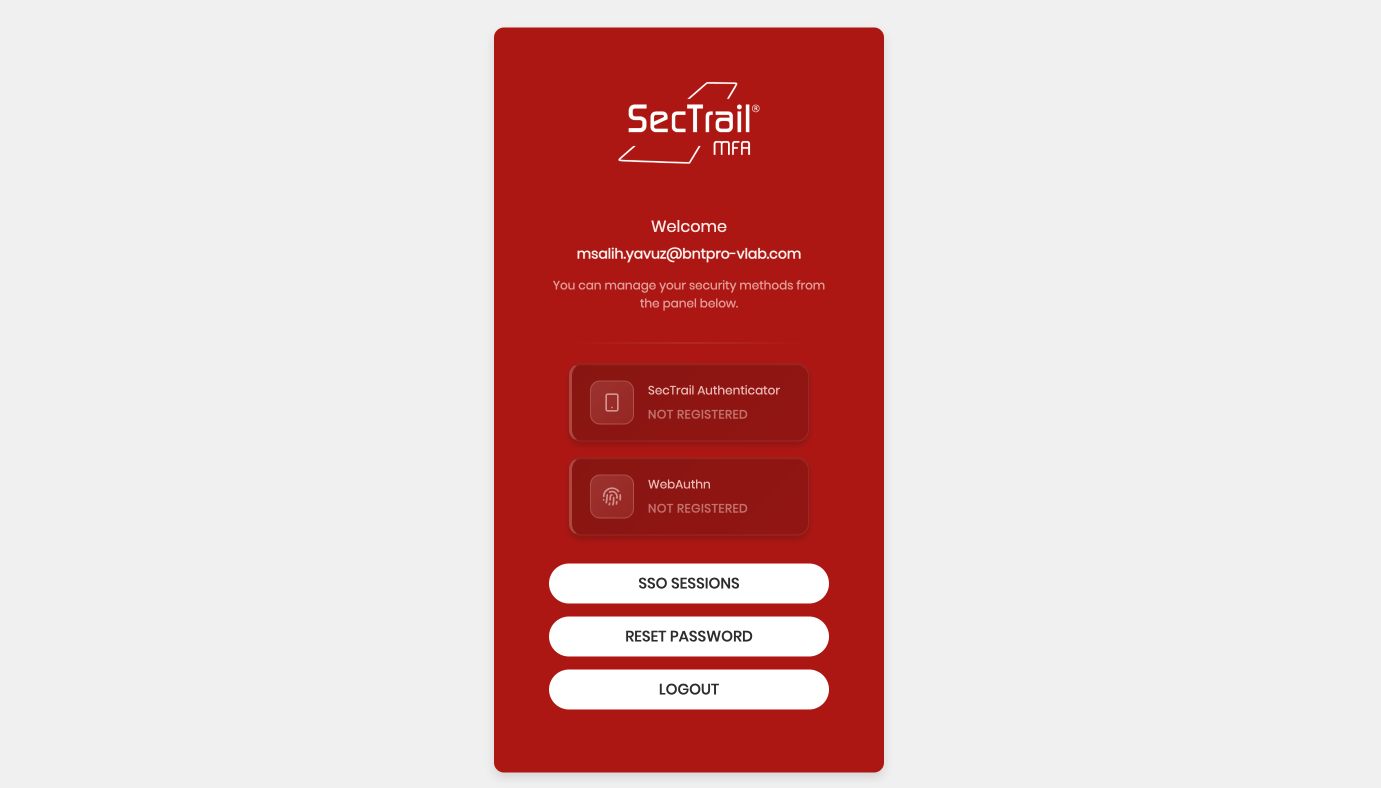 Registration Portal Home