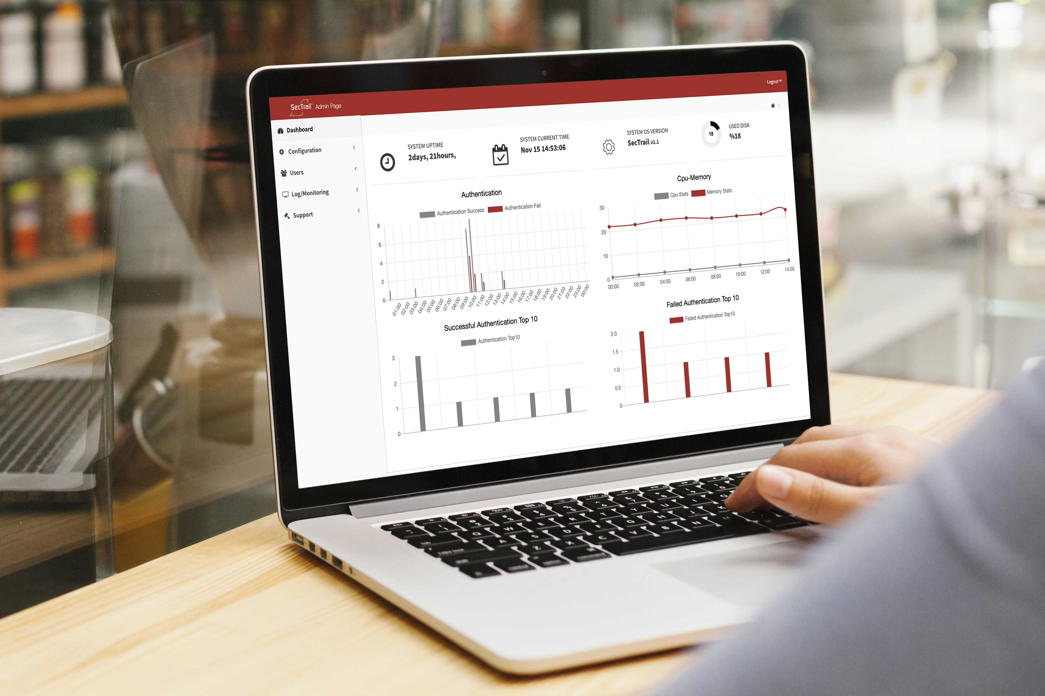 Sectrail dashboard görünüm